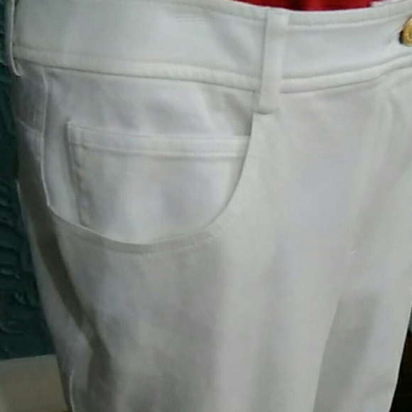 Pre-owned St.John White Jeans Style Pants - Picture 2 of 4